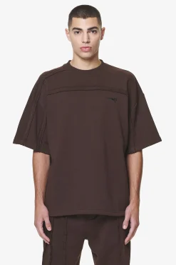 Pegador Abart Inside Out Boxy Tee Washed Oak Brown
