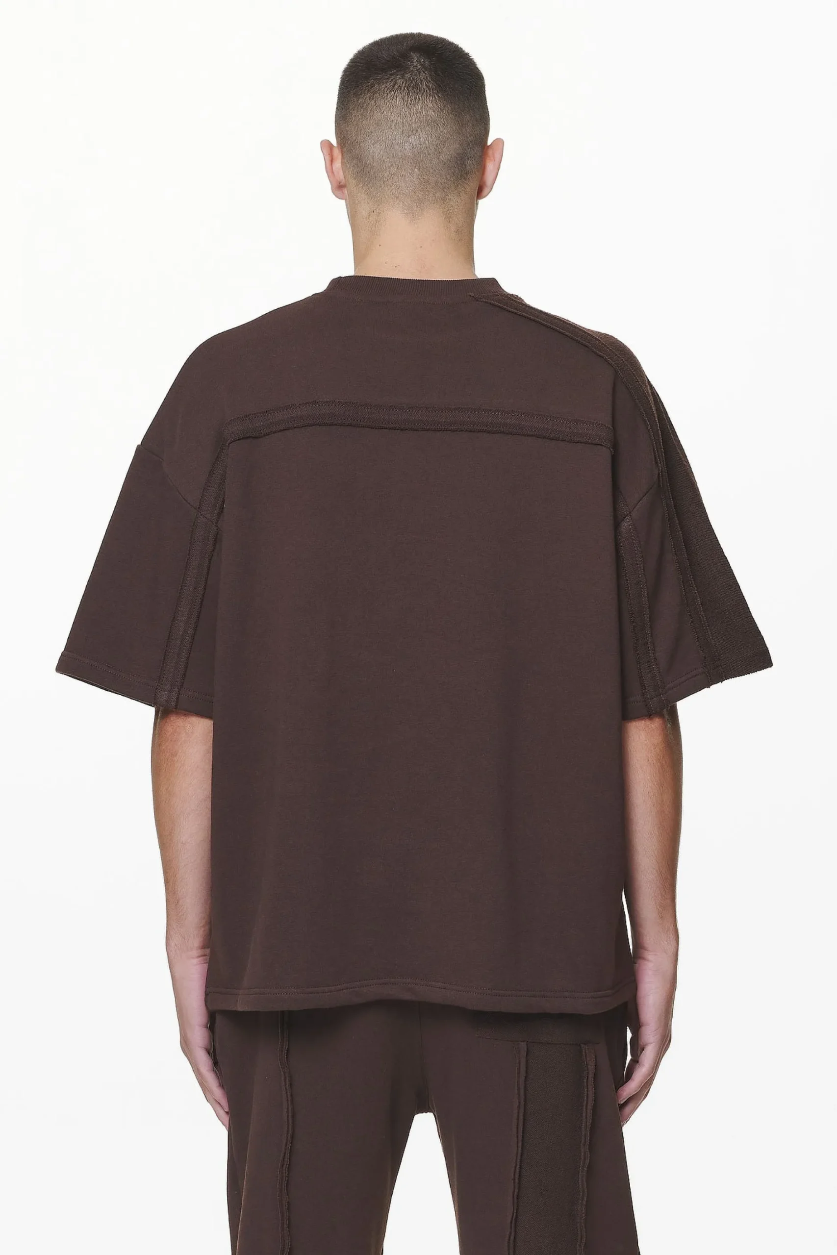 Pegador Abart Inside Out Boxy Tee Washed Oak Brown