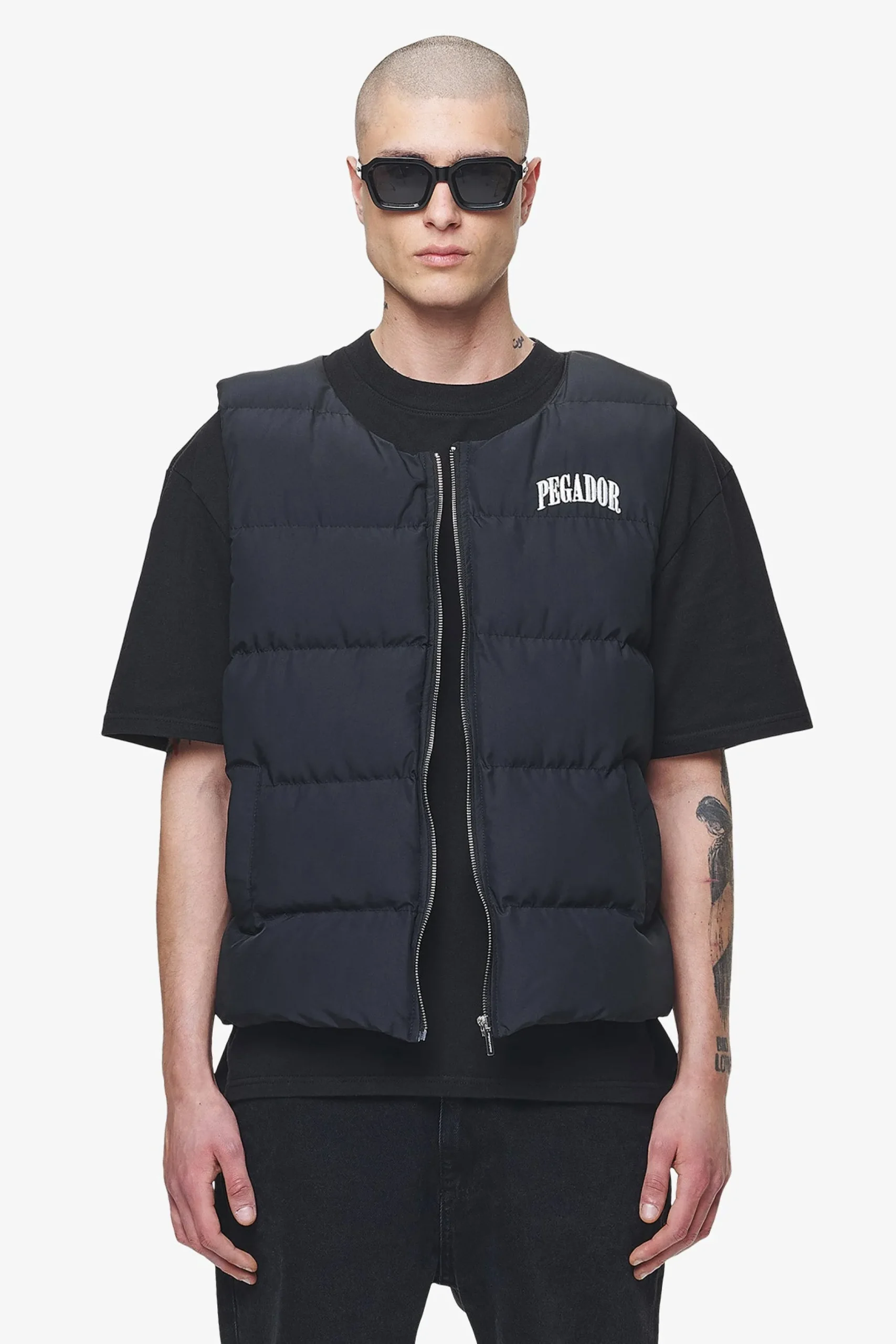 Pegador Aberdeen Round Neck Puffer Vest
