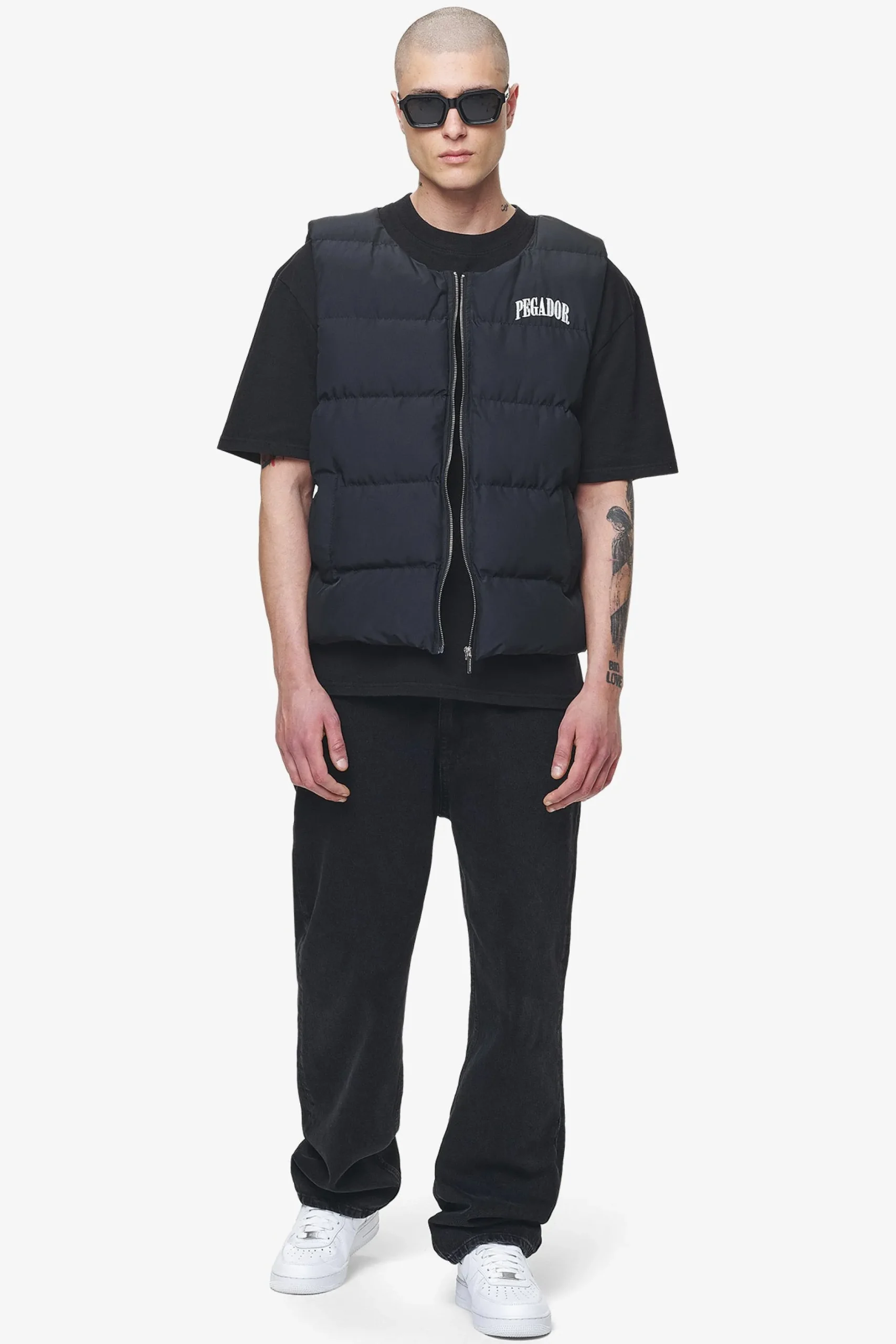 Pegador Aberdeen Round Neck Puffer Vest