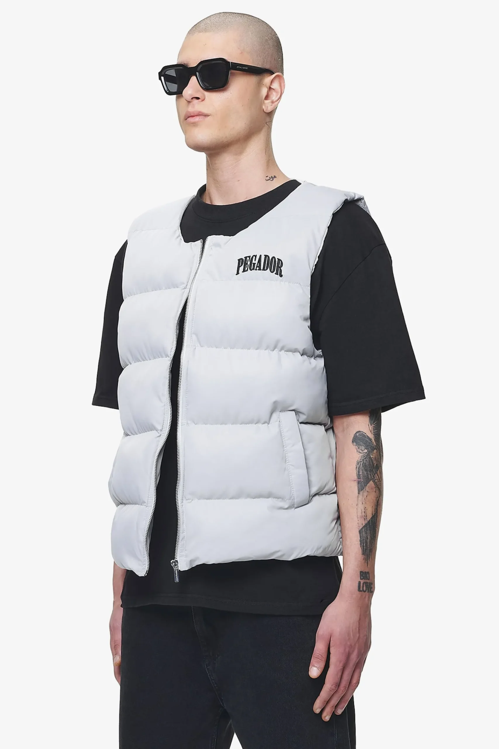 Pegador Aberdeen Round Neck Puffer Vest