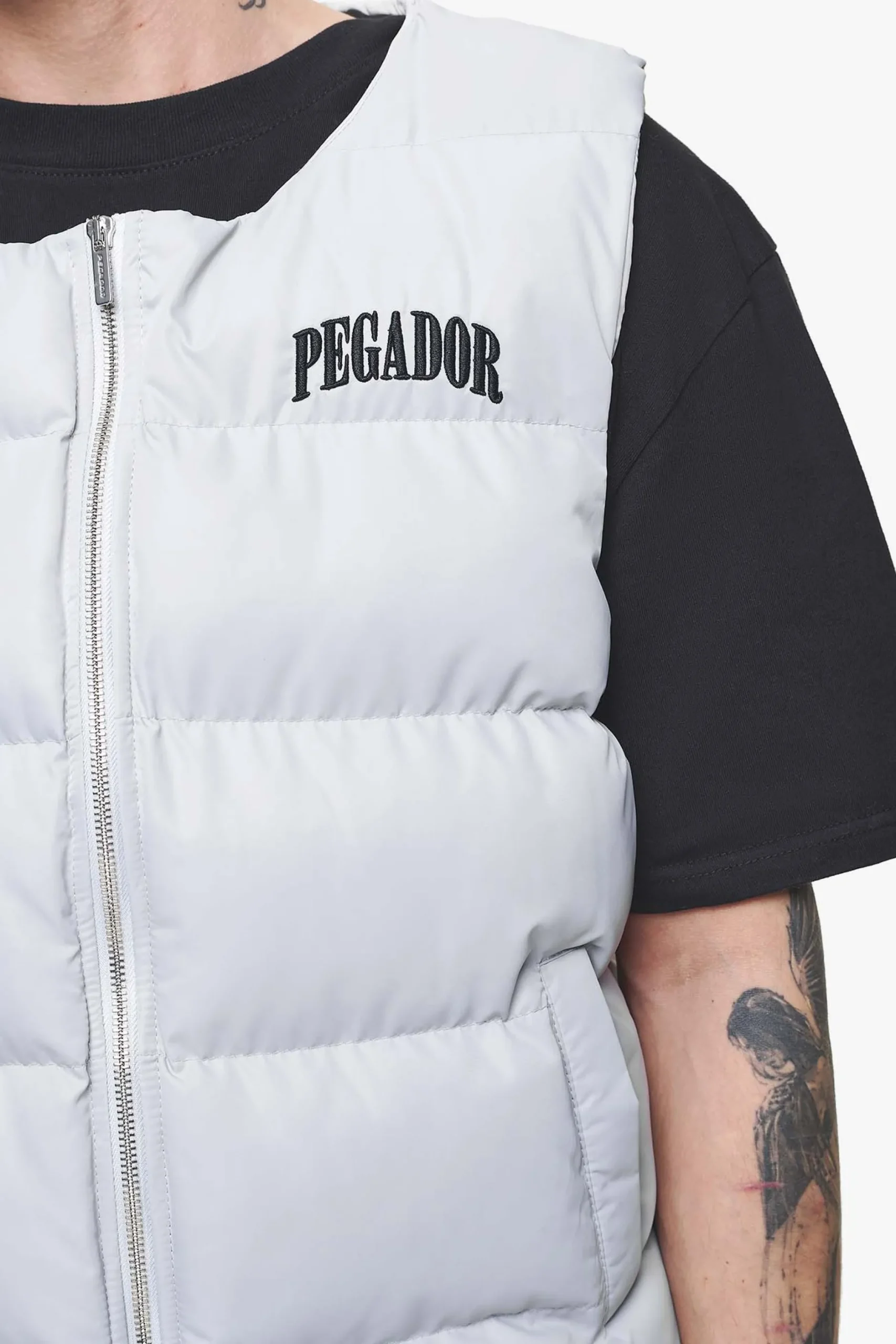 Pegador Aberdeen Round Neck Puffer Vest