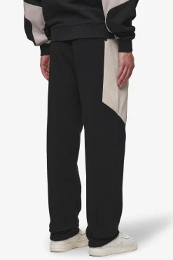 Pegador Aderno Wide Sweat Pants Washed Black Light Beige