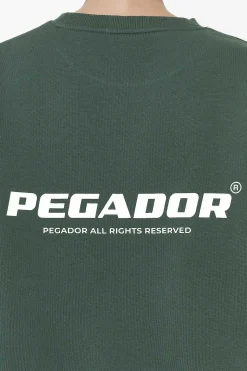 Pegador Aelva Logo Heavy Oversized Crew Neck