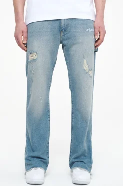 Pegador Alma Flared Jeans Washed Light Blue