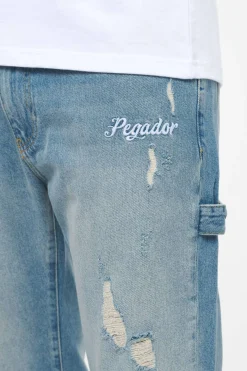 Pegador Alma Flared Jeans Washed Light Blue