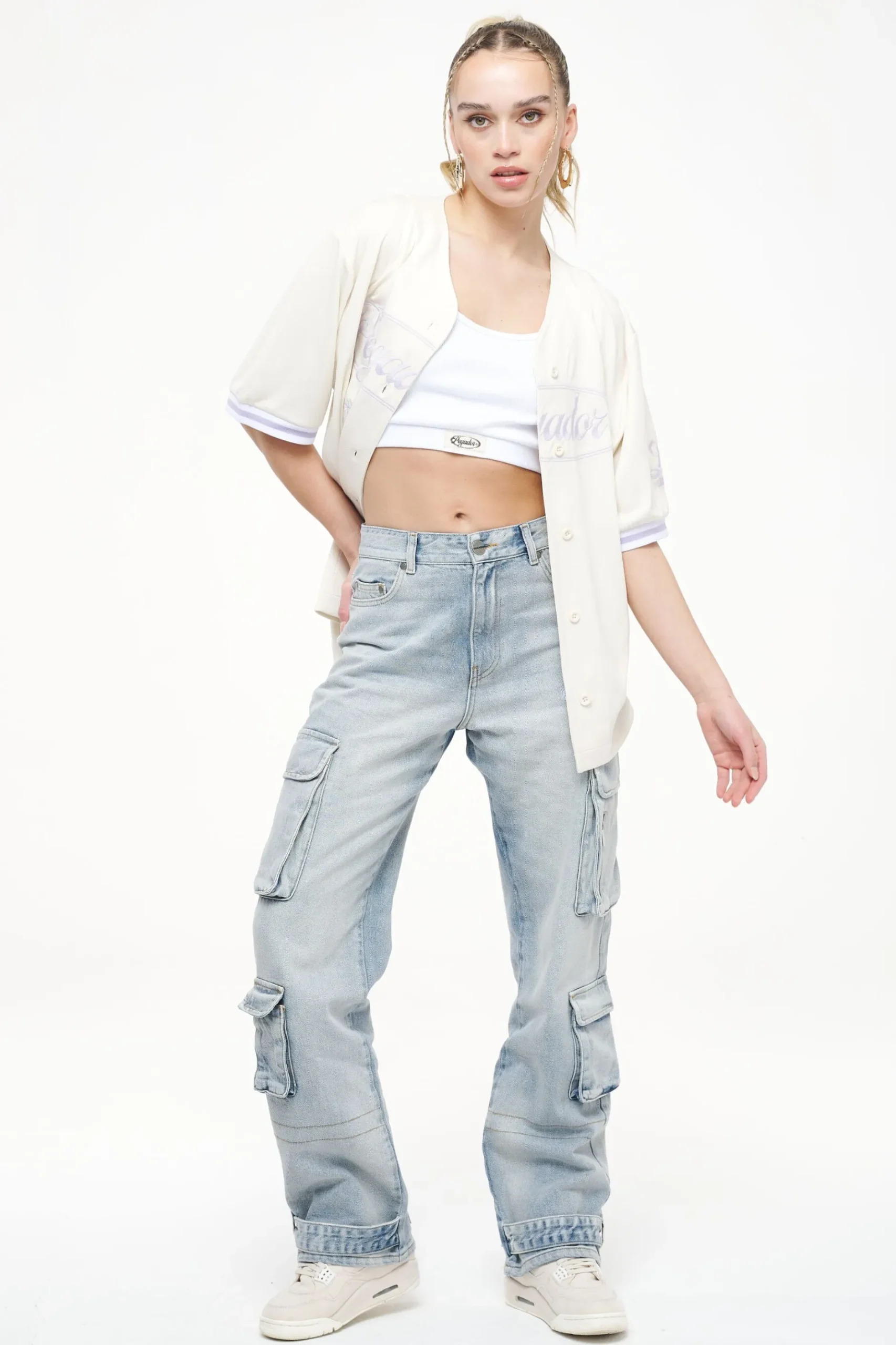 Pegador Angeles Oversize Baseball Shirt Angels Cream