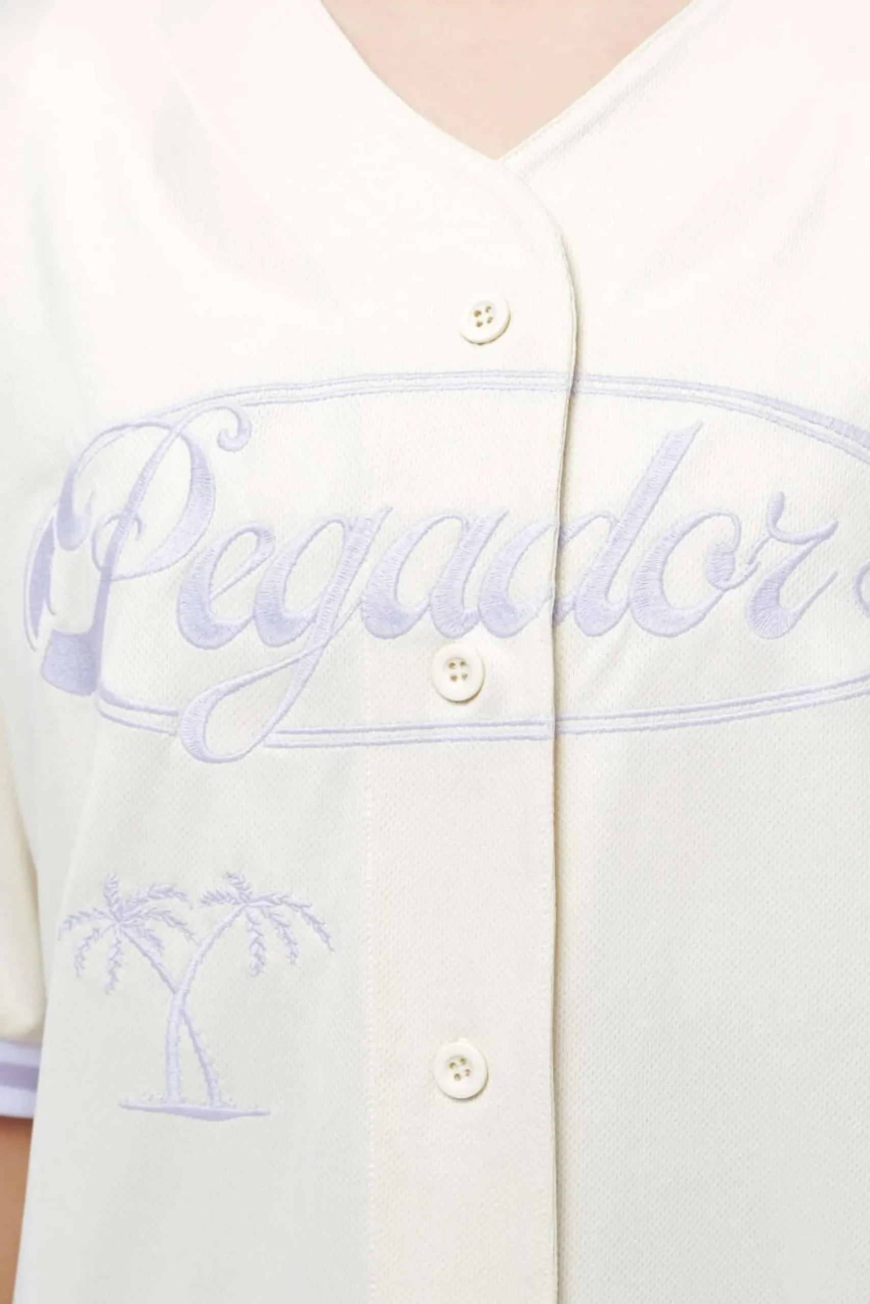 Pegador Angeles Oversize Baseball Shirt Angels Cream