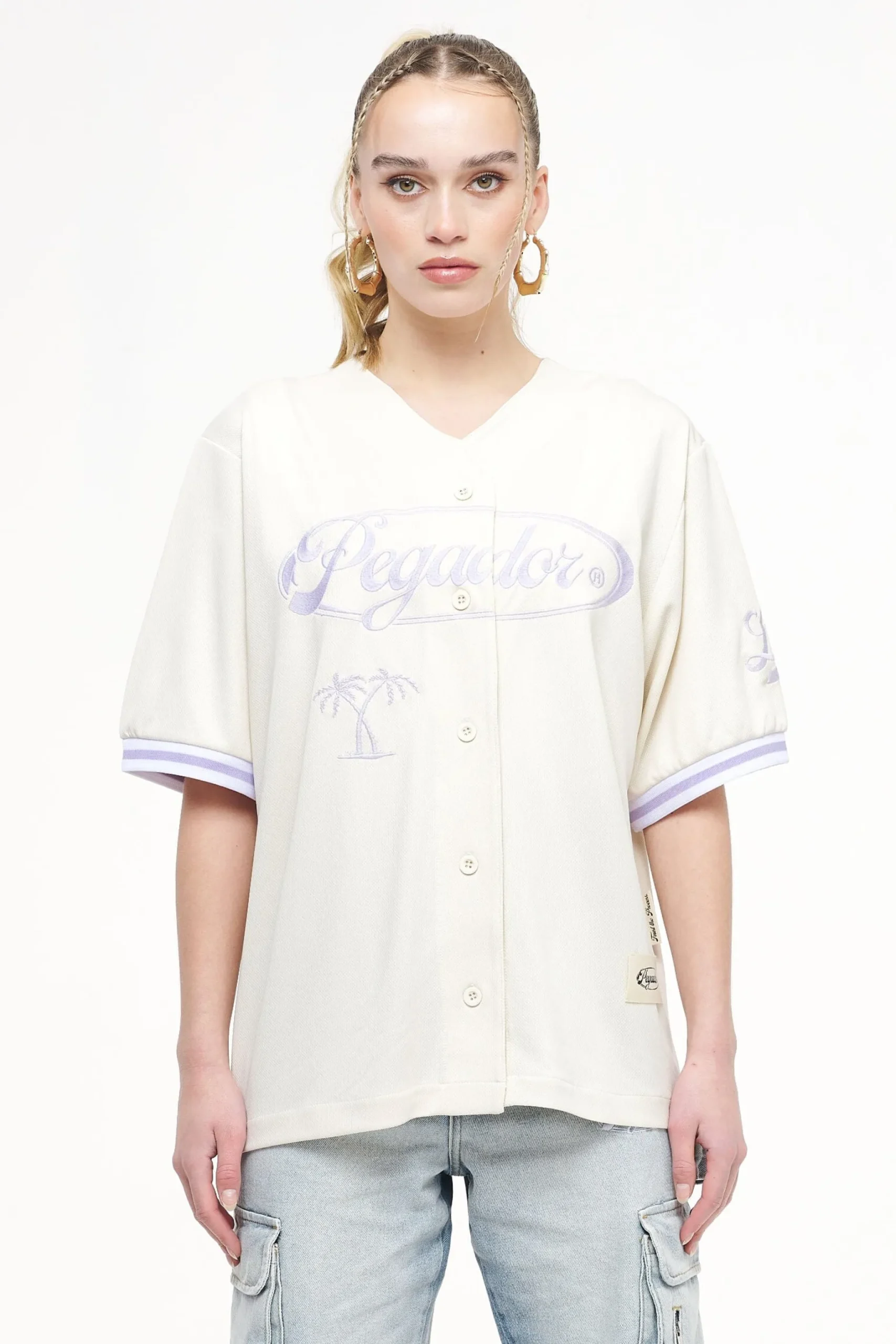 Pegador Angeles Oversize Baseball Shirt Angels Cream