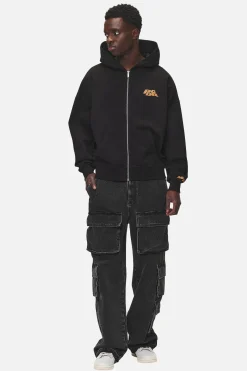 Pegador Astor Boxy Sweat Jacket Washed Black