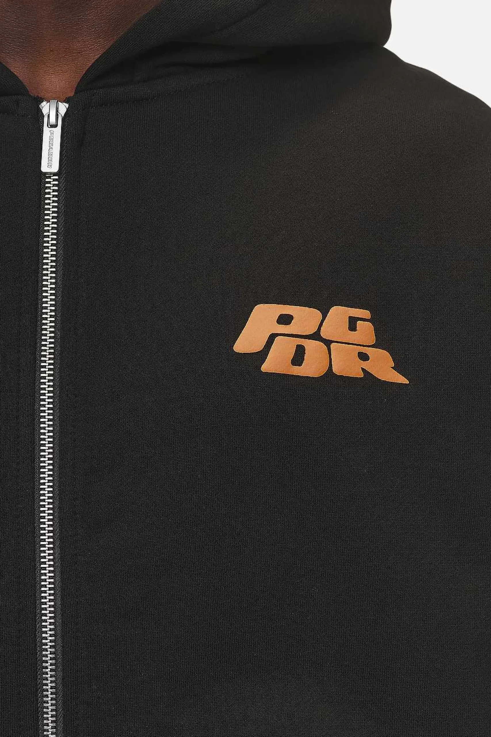 Pegador Astor Boxy Sweat Jacket Washed Black