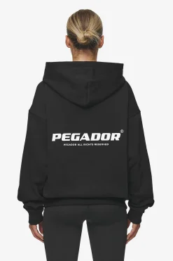 Pegador Atna Logo Oversized Hoodie White