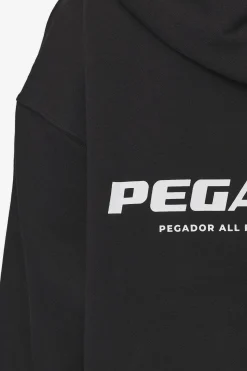 Pegador Atna Logo Oversized Hoodie White