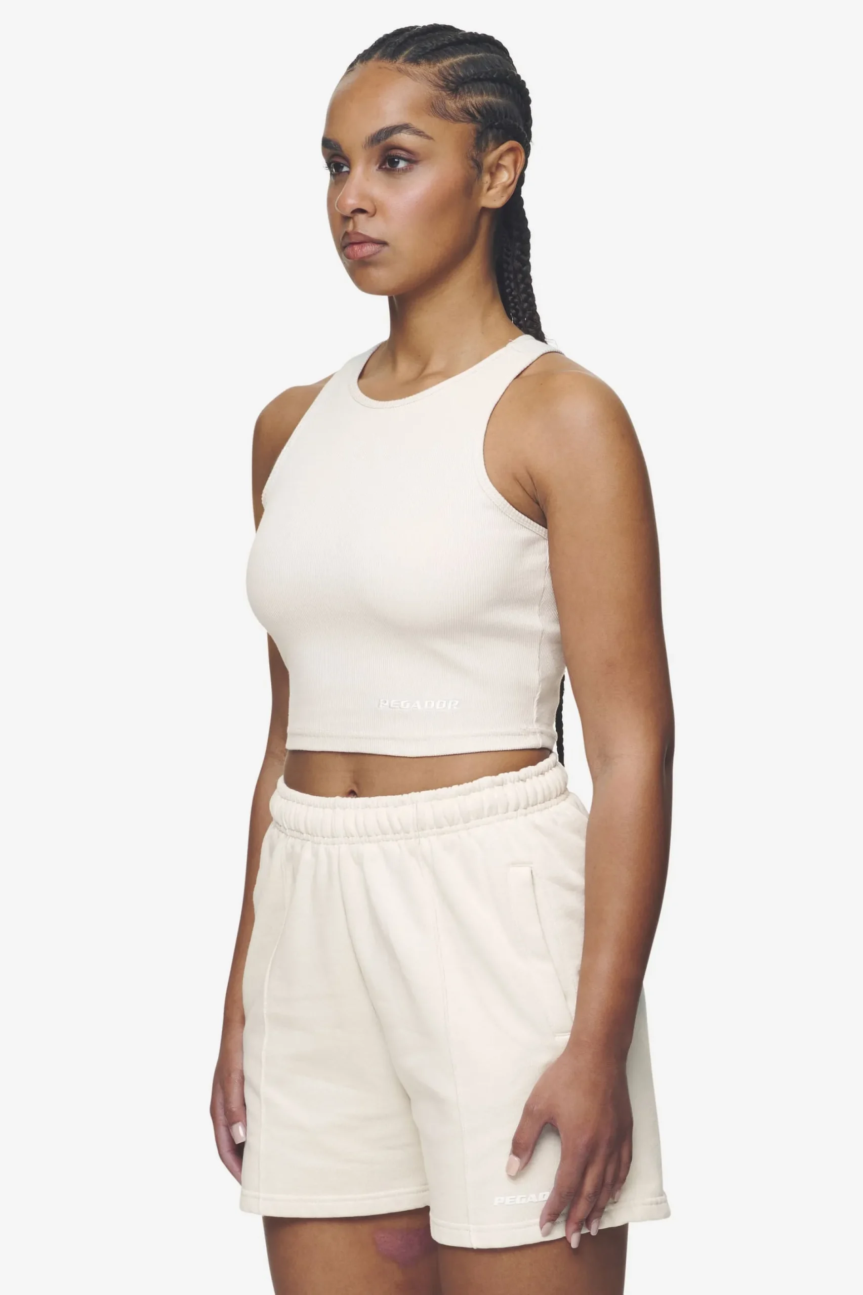 Pegador Ayla Crop Top White