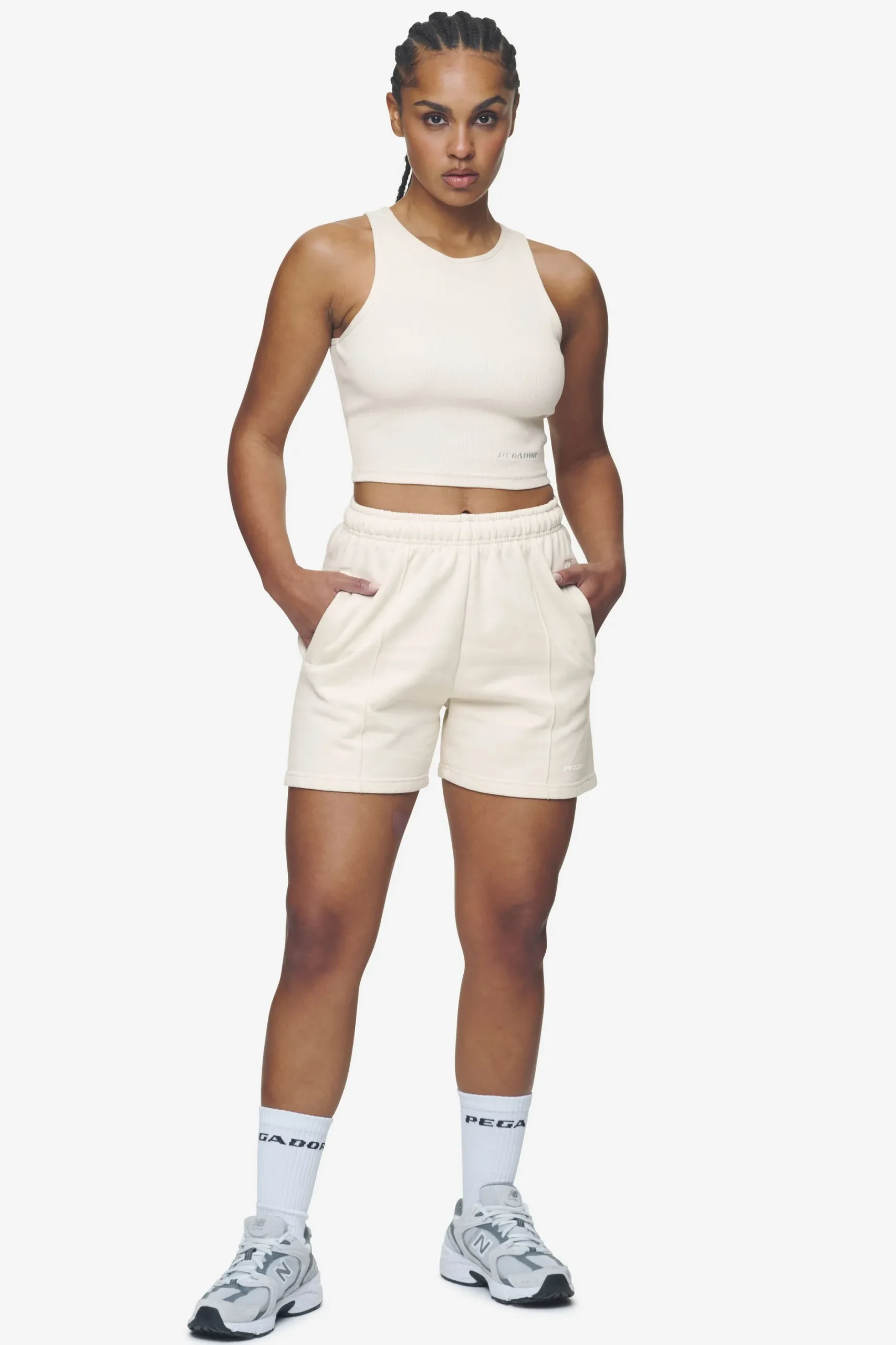 Pegador Ayla Crop Top White