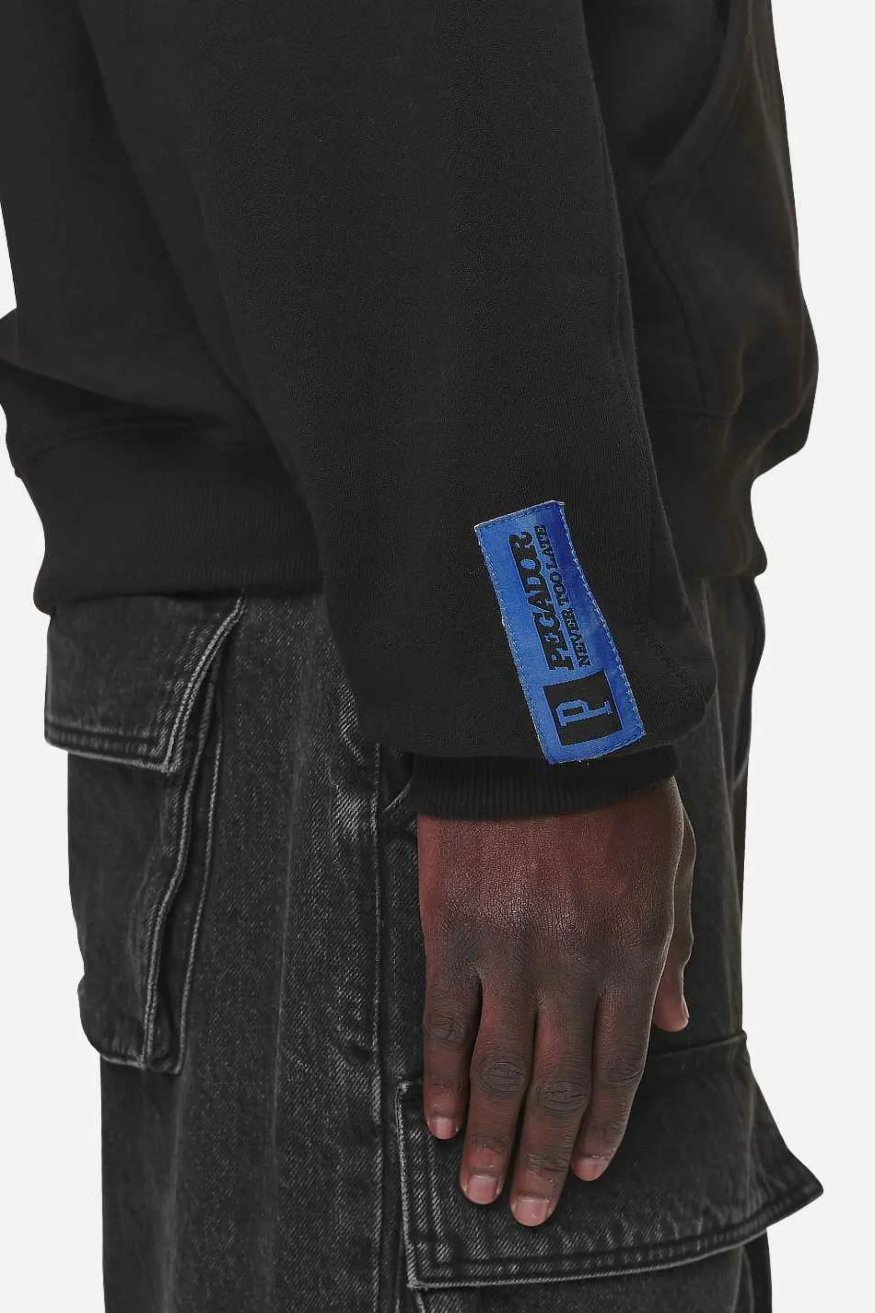 Pegador Bandon Boxy Hoodie Washed Black