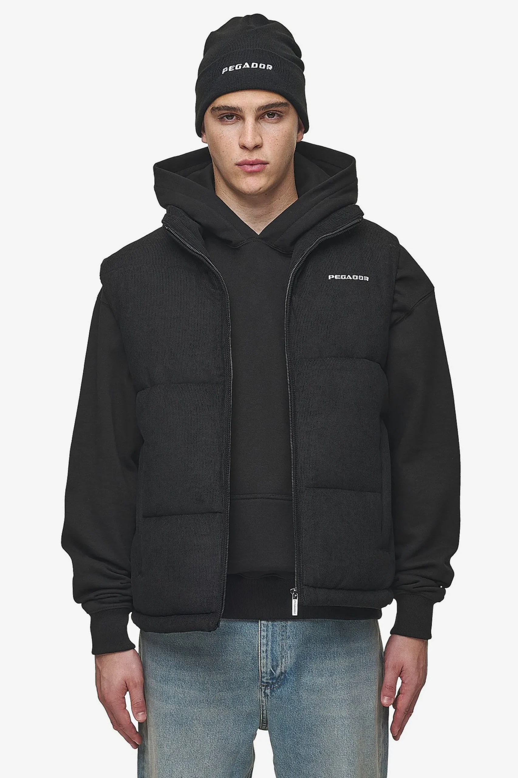 Pegador Bardon Cord Puffer Vest