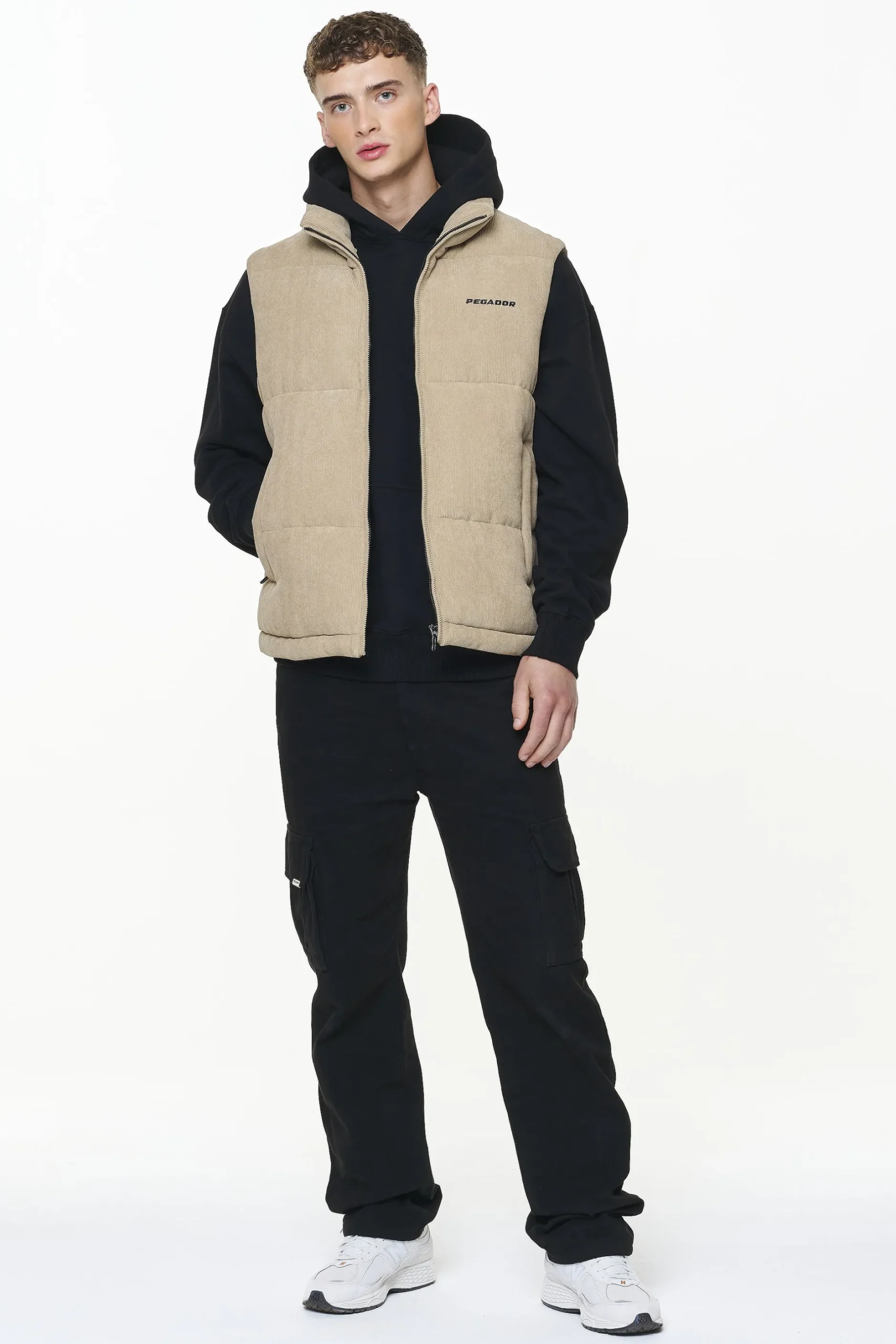 Pegador Bardon Cord Puffer Vest