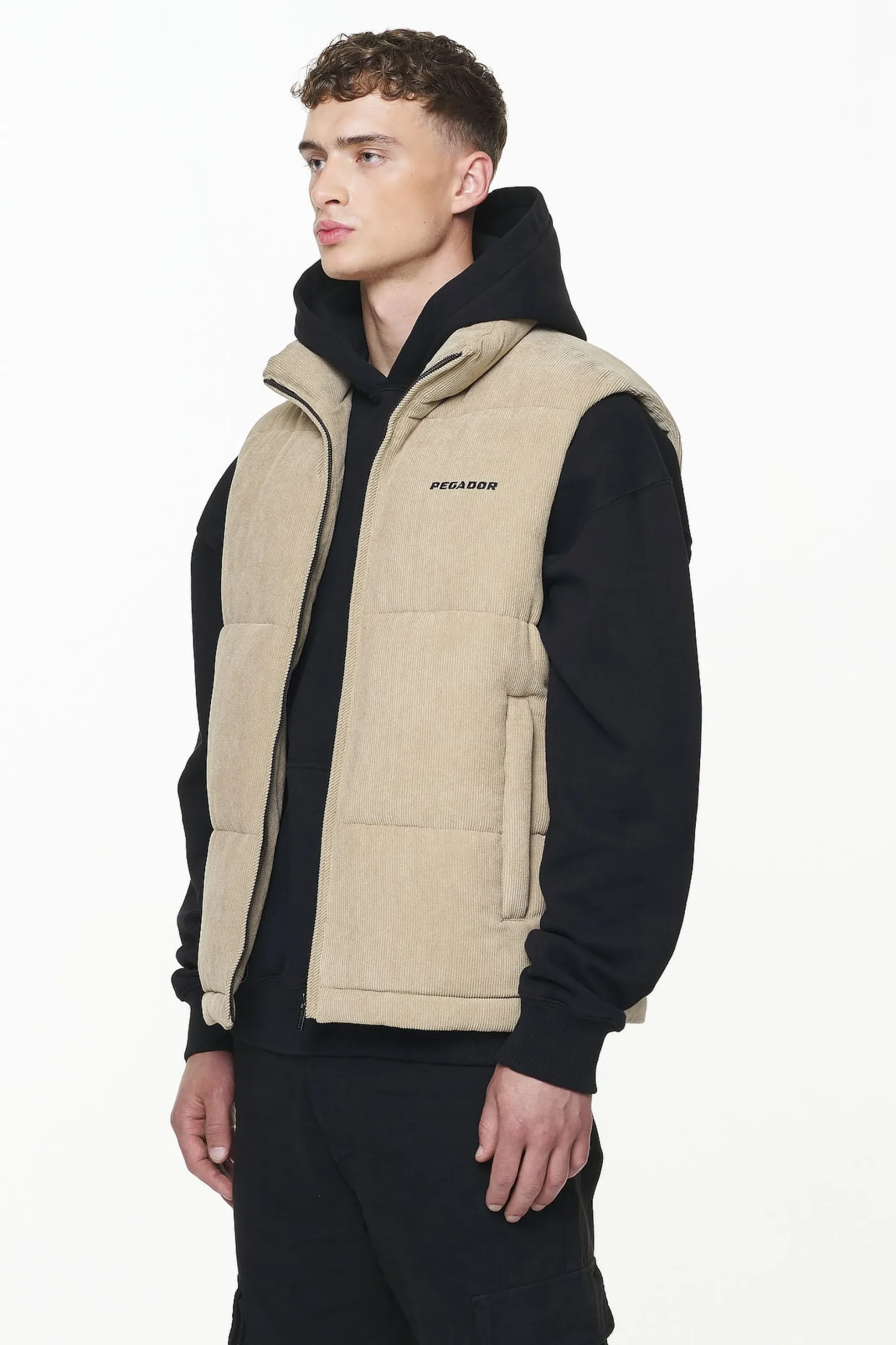 Pegador Bardon Cord Puffer Vest