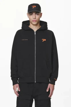 Pegador Barone Raglan Sweat Jacket Black