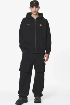 Pegador Barone Raglan Sweat Jacket Black