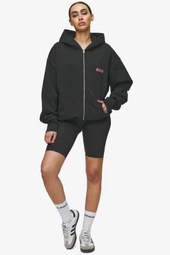 Pegador Barret Terry Oversized Sweat Jacket Vintage Black