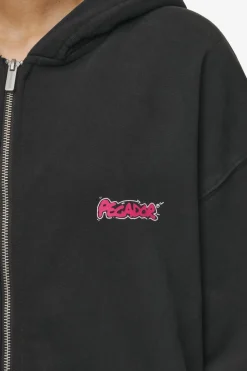 Pegador Barret Terry Oversized Sweat Jacket Vintage Black