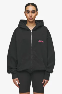 Pegador Barret Terry Oversized Sweat Jacket Vintage Black