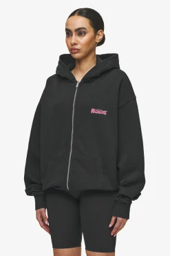 Pegador Barret Terry Oversized Sweat Jacket Vintage Black
