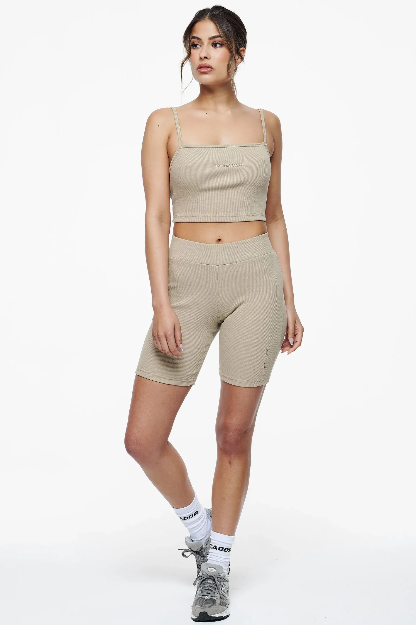 Pegador Barrie Rib Biker Shorts