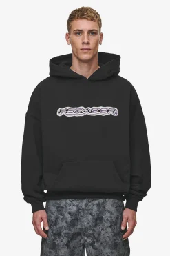 Pegador Baxter Boxy Hoodie Washed Black