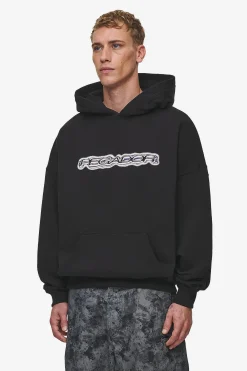 Pegador Baxter Boxy Hoodie Washed Black