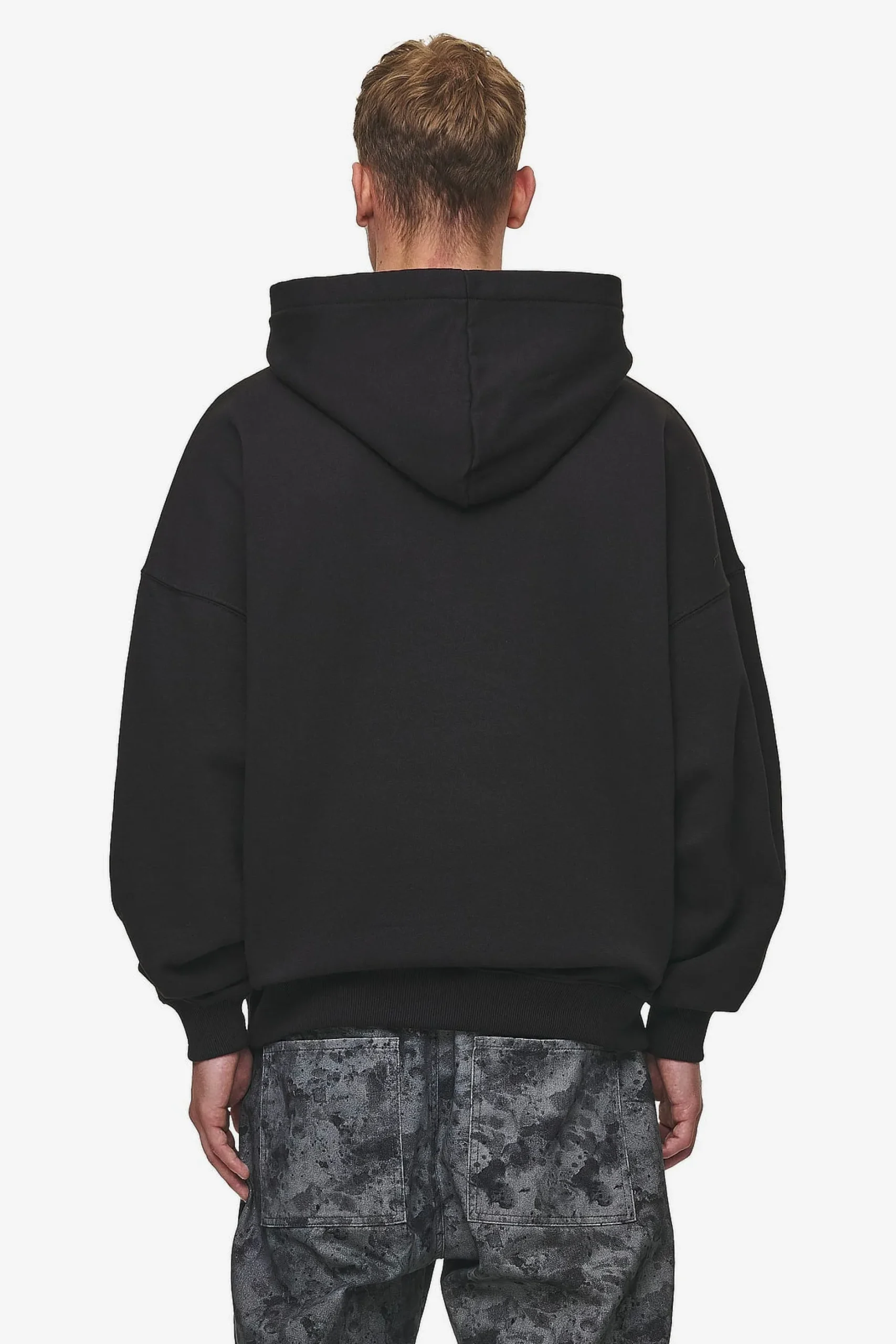 Pegador Baxter Boxy Hoodie Washed Black