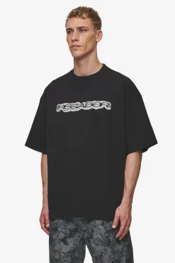 Pegador Baxter Boxy Tee Washed Black