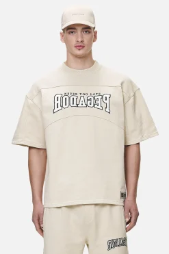 Pegador Beech Terry Boxy Tee Washed Desert Sand