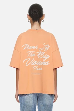 Pegador Berri Heavy Oversized Tee Washed Apricot