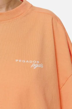 Pegador Berri Heavy Oversized Tee Washed Apricot
