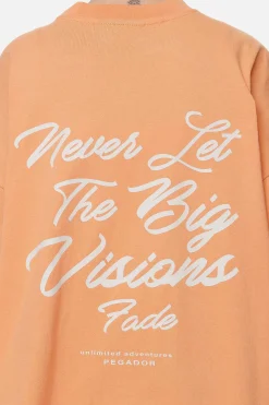 Pegador Berri Heavy Oversized Tee Washed Apricot
