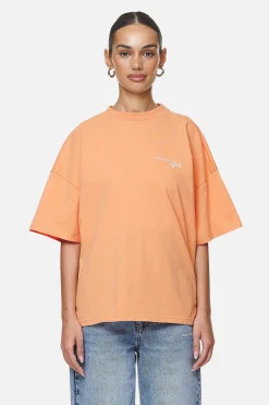Pegador Berri Heavy Oversized Tee Washed Apricot