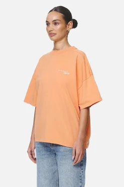 Pegador Berri Heavy Oversized Tee Washed Apricot