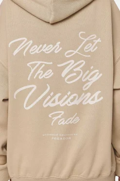 Pegador Berri Oversized Hoodie Washed Safari Sand