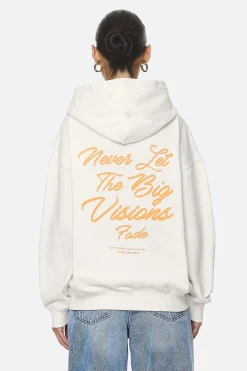 Pegador Berri Oversized Zip Hoodie Washed Coconut Milk