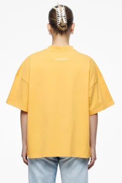 Pegador Birca Heavy Oversized Tee Vintage Washed Golden Sun