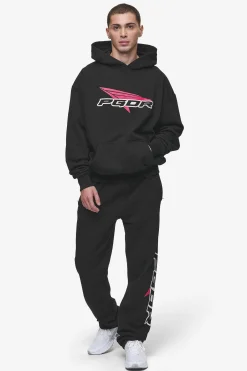 Pegador Blamor Wide Sweat Pants Washed Black