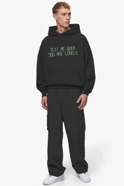 Pegador Bleek Boxy Hoodie Washed Black