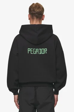 Pegador Bleek Boxy Hoodie Washed Black