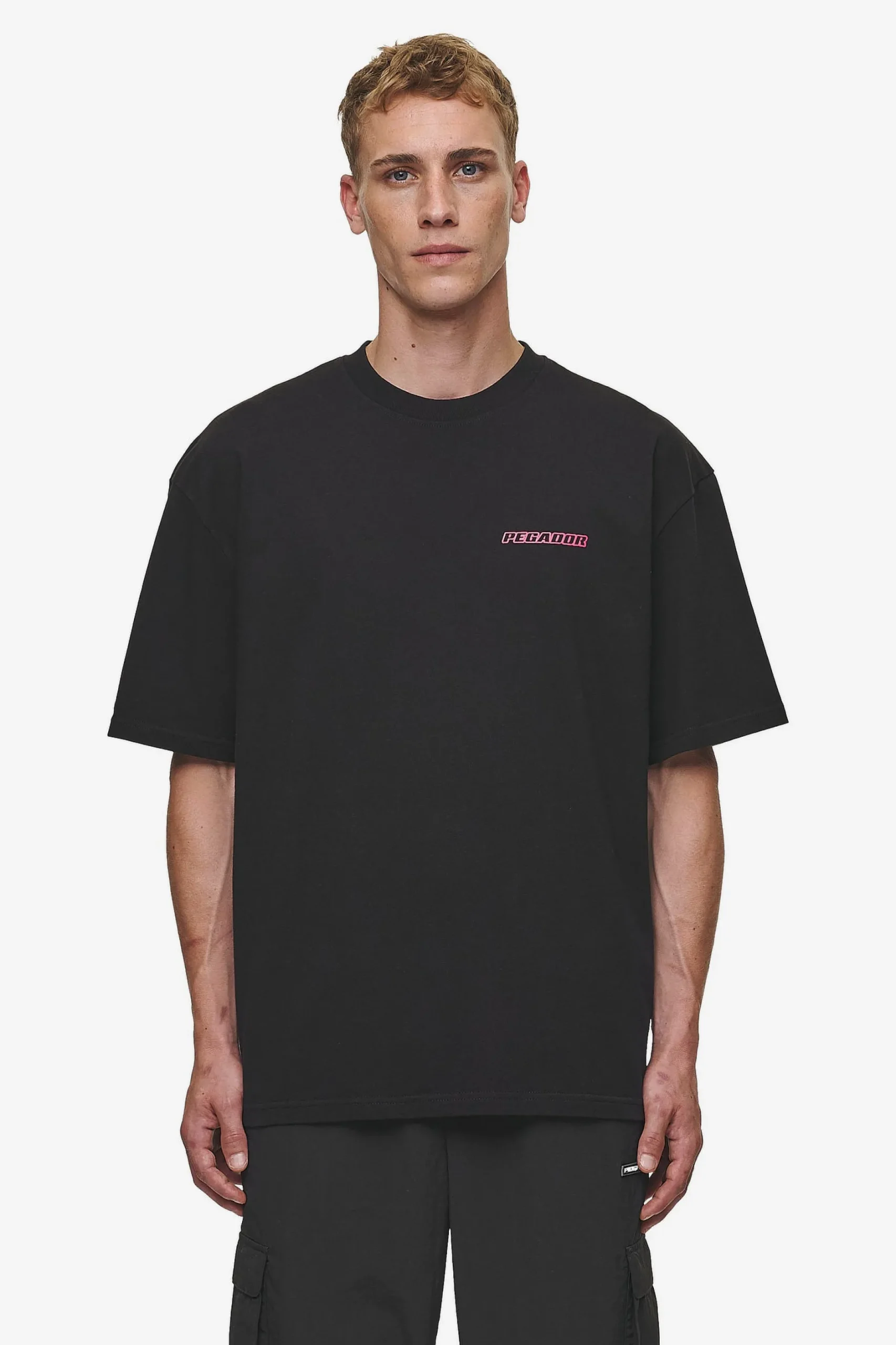 Pegador Bowin Oversized Tee Washed Black