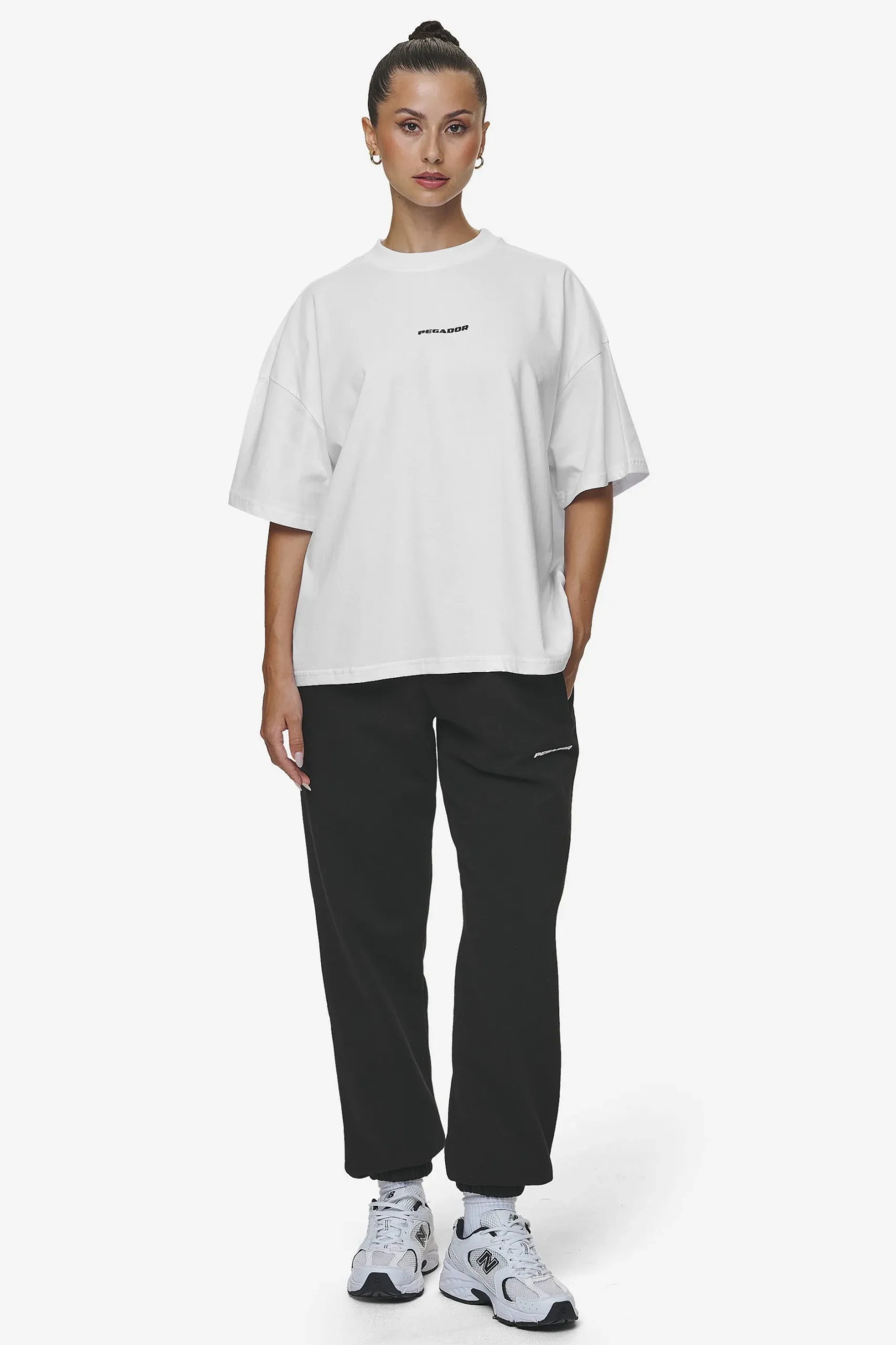 Pegador Bracy Heavy Oversized Tee Black Gum