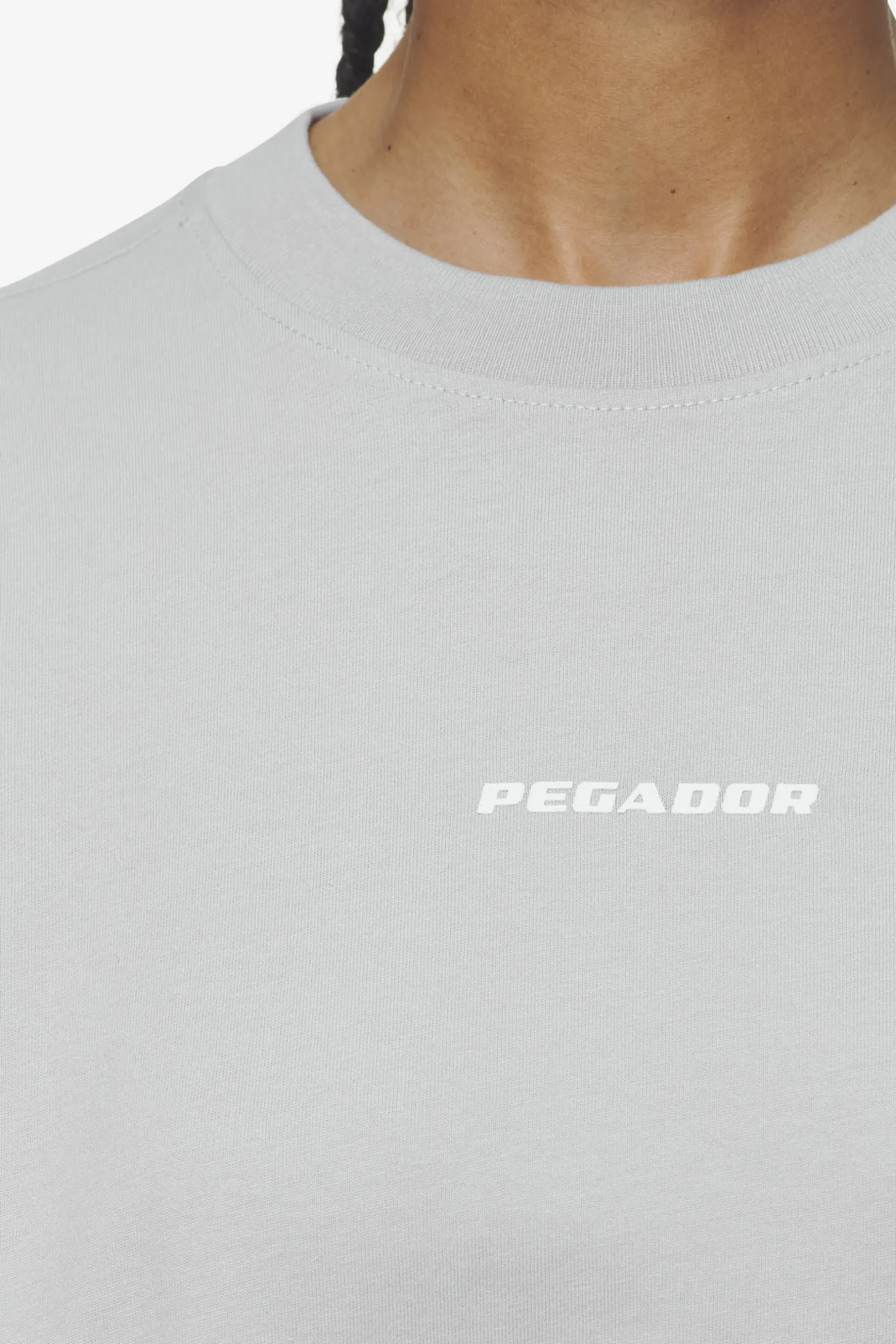 Pegador Bracy Heavy Oversized Tee White Gum
