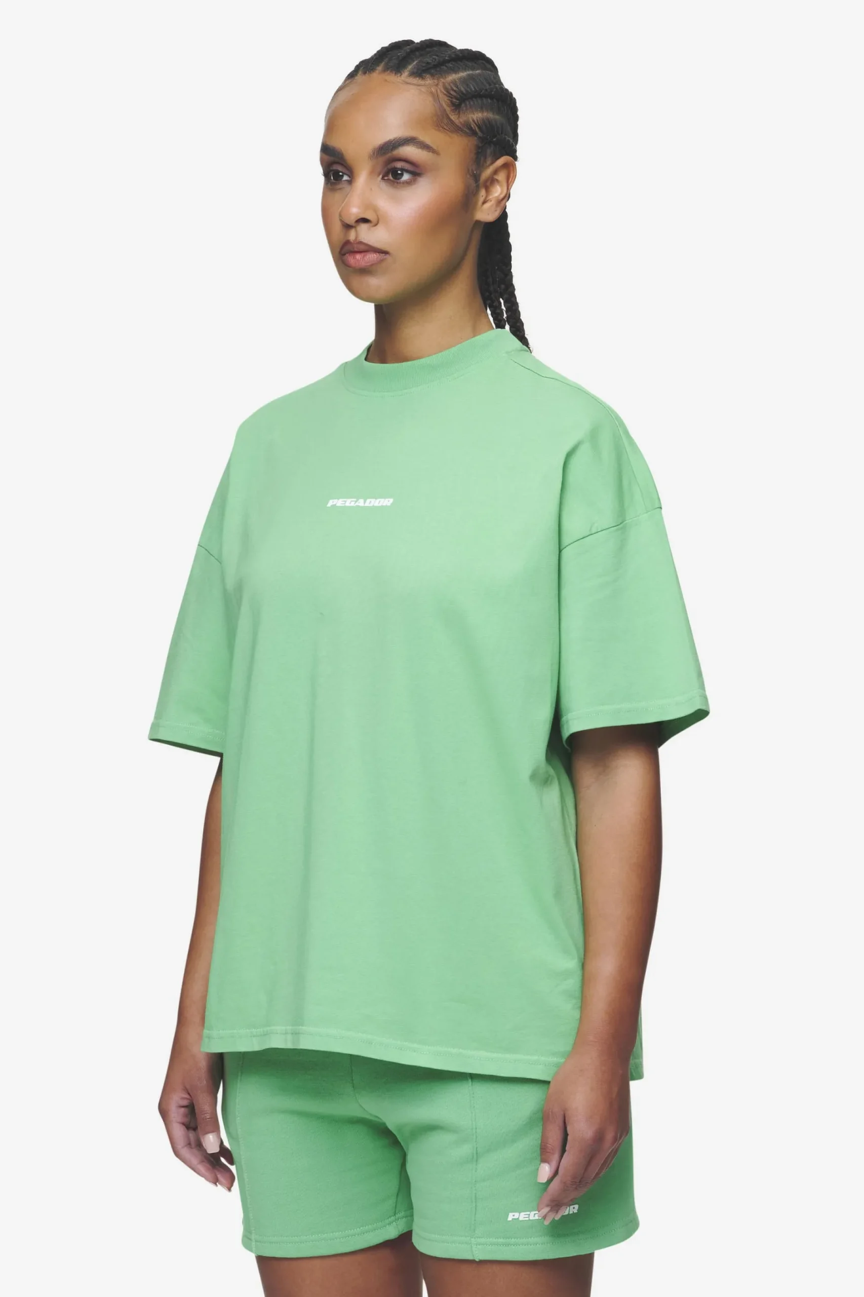 Pegador Bracy Heavy Oversized Tee White Gum